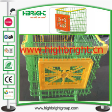 Supermercado Plastic Shopping Cart Cart Anuncio Marcos